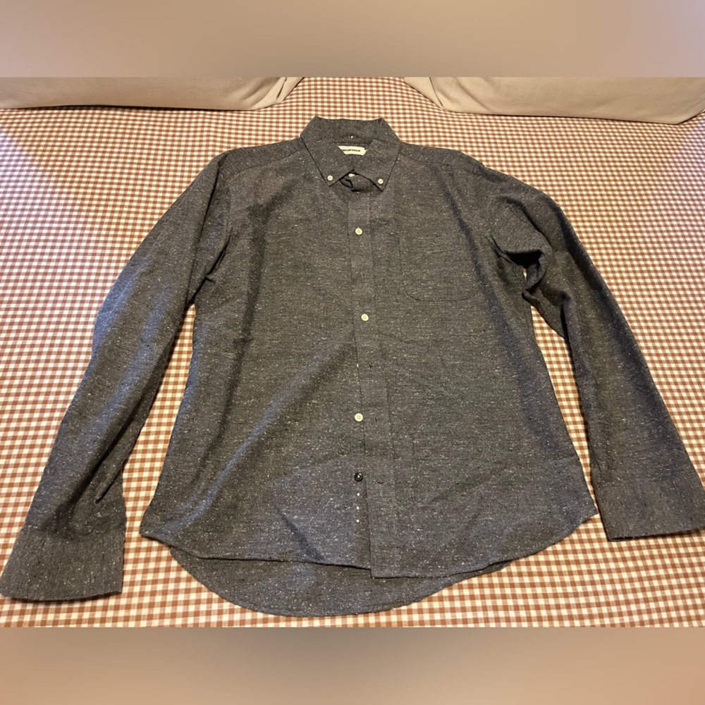 Taylor Stitch Charcoal Speckled Shirt